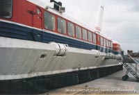 SRN4 Swift (GH-2004) being taken to the Hovercraft Museum